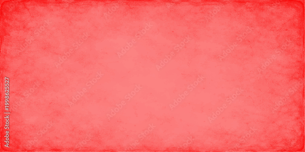 Fototapeta premium A vintage red grunge paper texture with an aged rough pattern and antique parchment design creates a textured backdrop for retro art on a dirty blank canvas