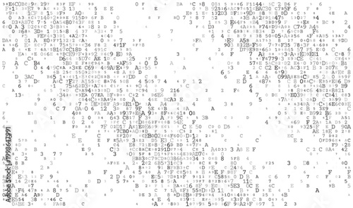 Unstructured Logic - A Decentralized Field of Binary Fragments and Digital Information Entropy