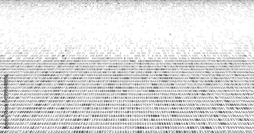 Sparse Binary Dissolve - Artistic Data Fragmentation and Digital Decay. Perspective.