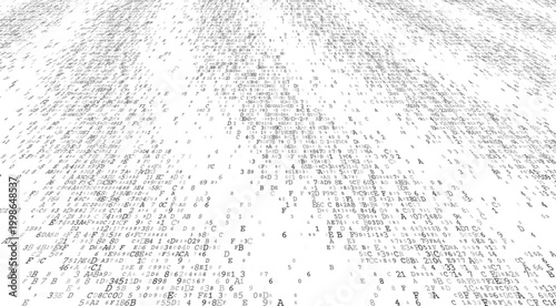 Unstructured Logic - A Decentralized Field of Binary Fragments and Digital Information Entropy. Perspective.