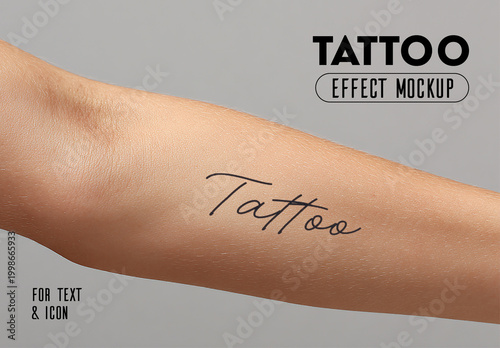 Tattoo Effect Mockup