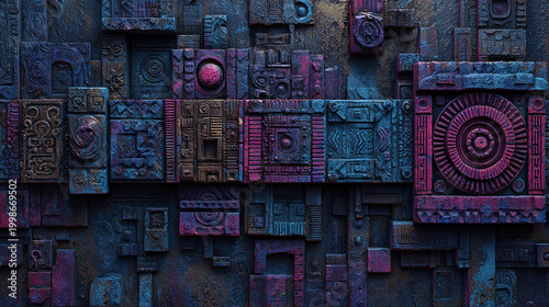 Abstract Bizarre Textures and Strange Weird Backgrounds with Unique Artistic Motifs, Surreal Chaotic Graphic Resources for Modern Design, Digital Art Pattern Backdrop