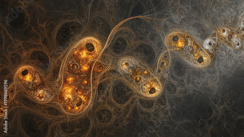 Abstract Bizarre Textures and Strange Weird Backgrounds with Unique Artistic Motifs, Surreal Chaotic Graphic Resources for Modern Design, Digital Art Pattern Backdrop