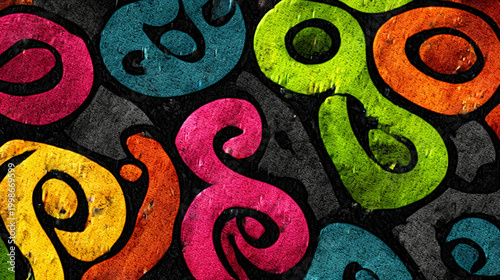 Abstract Bizarre Textures and Strange Weird Backgrounds with Unique Artistic Motifs, Surreal Chaotic Graphic Resources for Modern Design, Digital Art Pattern Backdrop