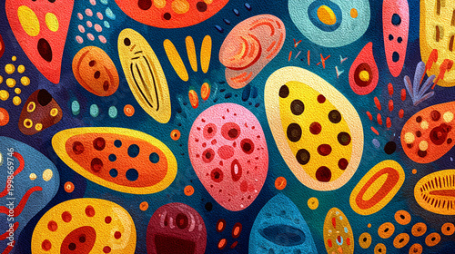 Abstract Bizarre Textures and Strange Weird Backgrounds with Unique Artistic Motifs, Surreal Chaotic Graphic Resources for Modern Design, Digital Art Pattern Backdrop