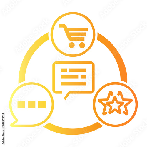 suggestion Line Gradient Icon