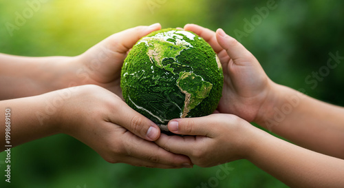 moss-covered earth globe