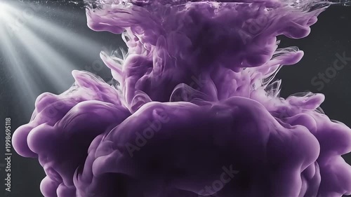 Rapid Drug Particle Dissolution Volumetric Light Micro Diffusion Animation