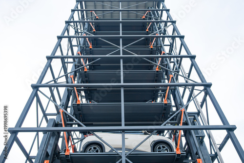 a multi-level automated vertical parking system