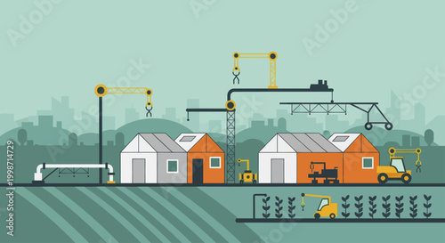 Modern Agricultural Technology and Farming Automation.