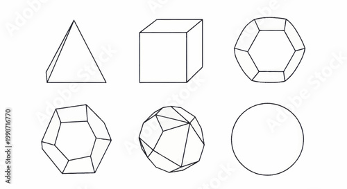 Geometric Shapes and Forms Illustration.