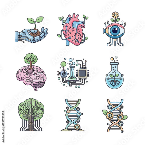 Rounded Bio-Mechanical Botanical Synthesis