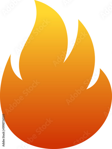 Fire Flame Sale Icon isolated on transparent background.