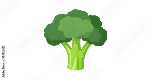 watercolor broccoli illustration, fresh green vegetable, healthy food artwork, organic broccoli painting, botanical vegetable design, farm fresh broccoli, leafy green ingredient, vegan food illustrati