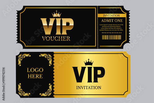 VIP tickets, gold tickets