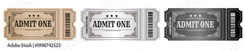 Admit One Tickets