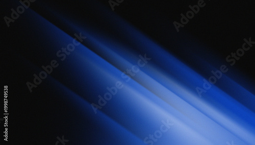 Abstract blue, black smooth background with noise texture