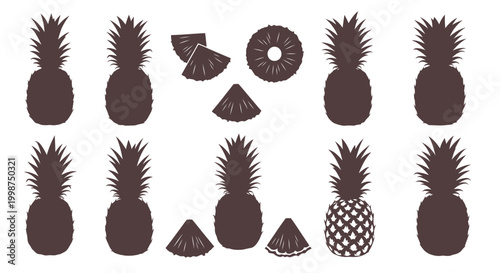 Pineapple Fruit Tropical Sweet Juicy.