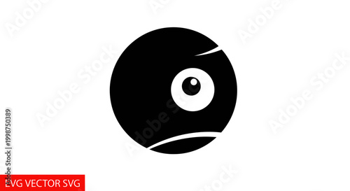 Black Vinyl Record Closeup View.