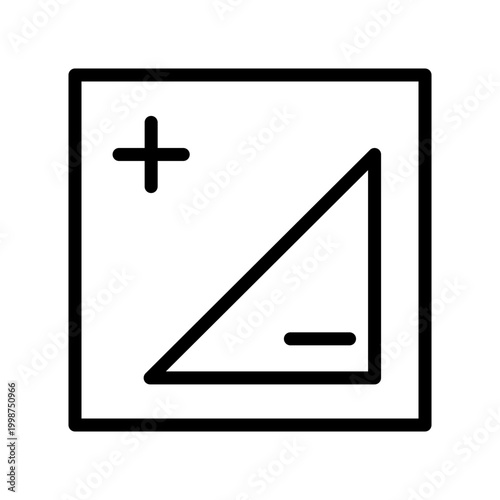 Scalability and Growth Line Icon for Business Expansion, Performance Optimization, Data Scaling, System Efficiency and Cloud Growth Concept Outline Vector Illustration