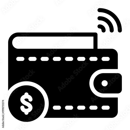 wallet glyph icon