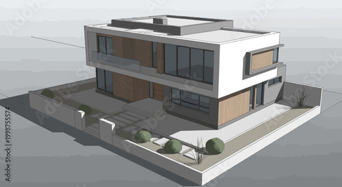 Modern Luxury House Design, Contemporary Architecture, Exterior View