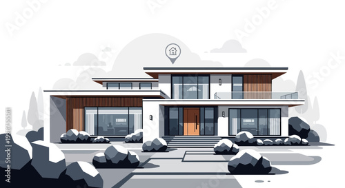 Modern Luxury House Exterior - Contemporary Architecture Design