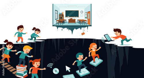 Young Learners Navigate Obstacles and Use Digital Tools to Bridge the Gap, Aiming for Accessible Education and Future Classroom Opportunities