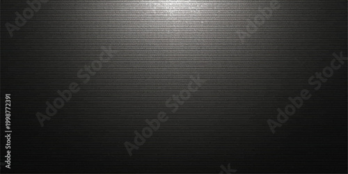 Brushed dark metal background featuring a gray stainless steel plate with a perforated hole pattern and grunge textured surface for an industrial aluminum material backdrop design