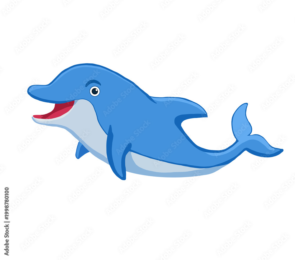 Obraz premium dolphin isolated on Transparent background