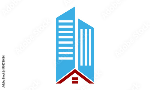 real estate house vector logo
