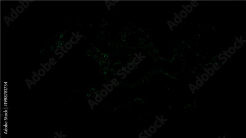 Fotografie Abstract Vector Ephemeral Luminescence within the Gloom Subtle botanical details of flora, dimly lit under the shroud of night