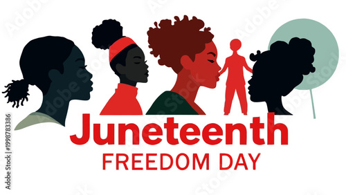 People celebrate Juneteenth Freedom Day with joyful expressions and hands
