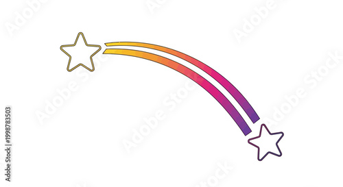 Shooting Star Rainbow Trail