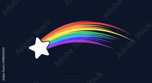 Shooting Star Rainbow Trail