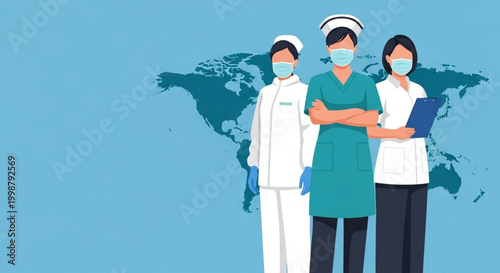 International Nurses Day Healthcare workers united worldwide against global health challenges