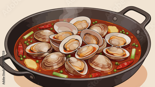 Clams in Spicy Sauce