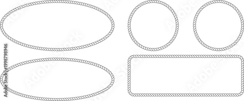 Rope frames and borders