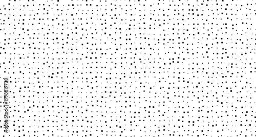 Black and white random dots pattern background