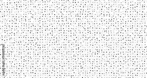 Black and white random dots pattern background