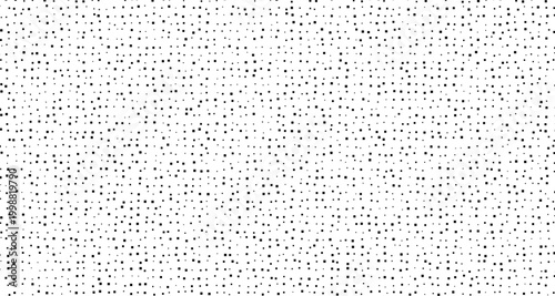 Black and white random dots pattern background