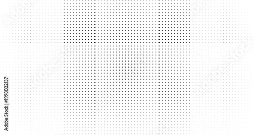 White background, with black dots, radial gradient