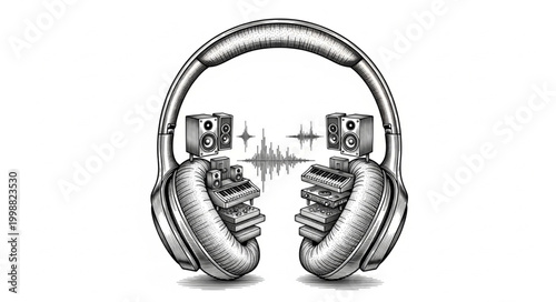 Detailed Lifestyle Audio Graphic 