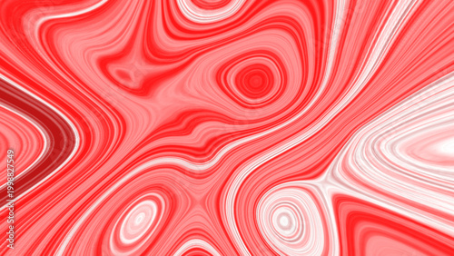 Abstract swirling red and white pattern perfect for backgrounds, wallpaper, prints, web design, and artistic projects in need of a modern touch.