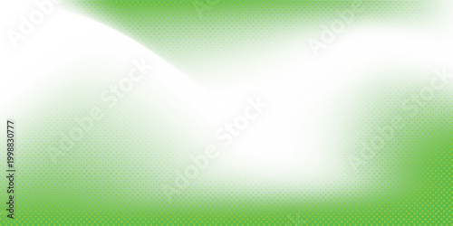 Creative green halftone wave banner for website landing page header.