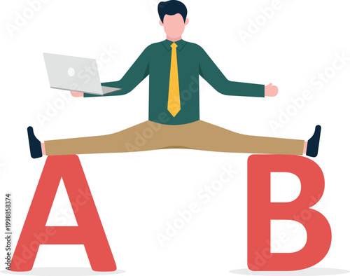 Expert choosing between Option A and Option B