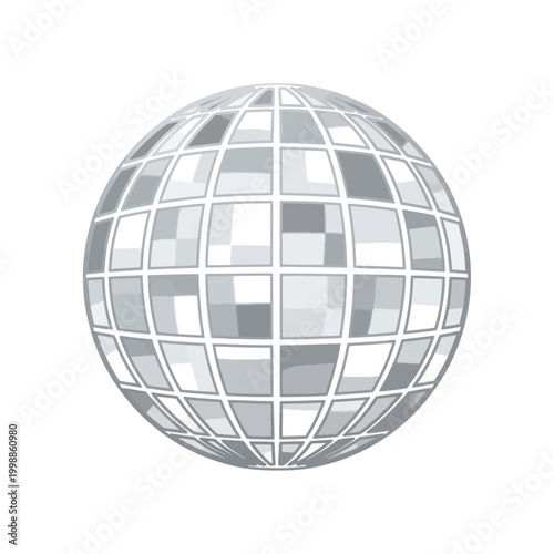 Disco Ball Sphere - Retro Party Mirror Ball Light