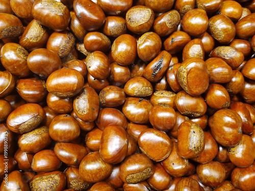 Full frame product for good healthy chestnuts. grain, healthy, chestnut, vegan food, beans, nut, seed, close up