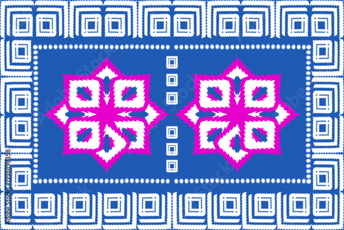 ethnic geometric pattern design background embroidery Vector patterns for fashion patterns, textiles, fabrics, carpets, embroidery, wallpaper and more.