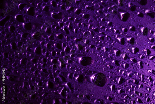 Abstract water drops water drops on colored background
